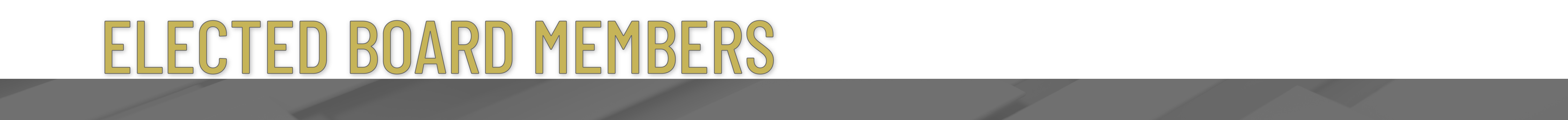 Elected Board Members Banner