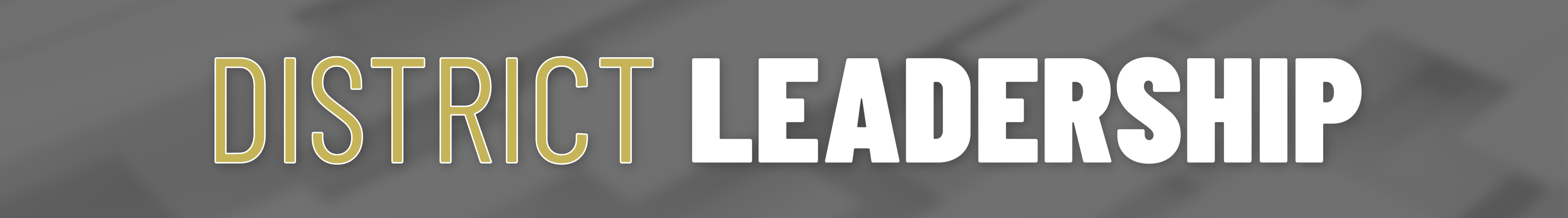 District Leadership page banner