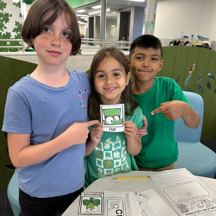 Students smiling