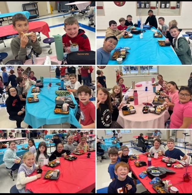 Students at lunch