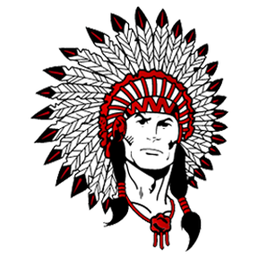 navajo warrior in headress logo