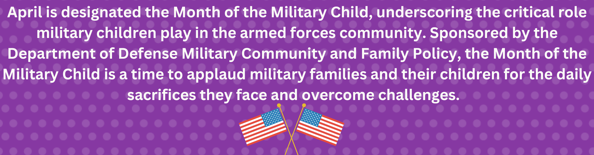 April Month of the Military Child