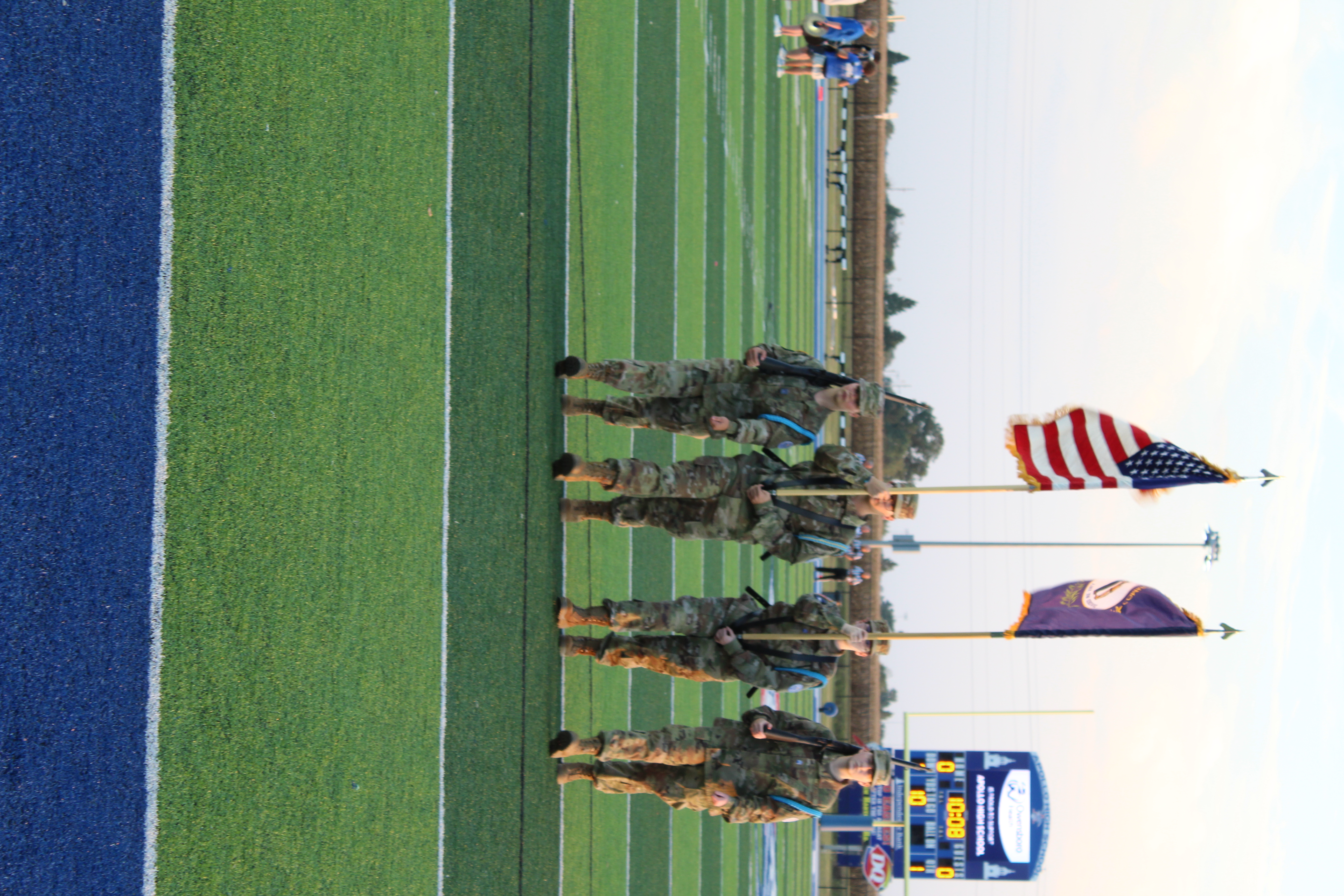 Football Game Color Guard