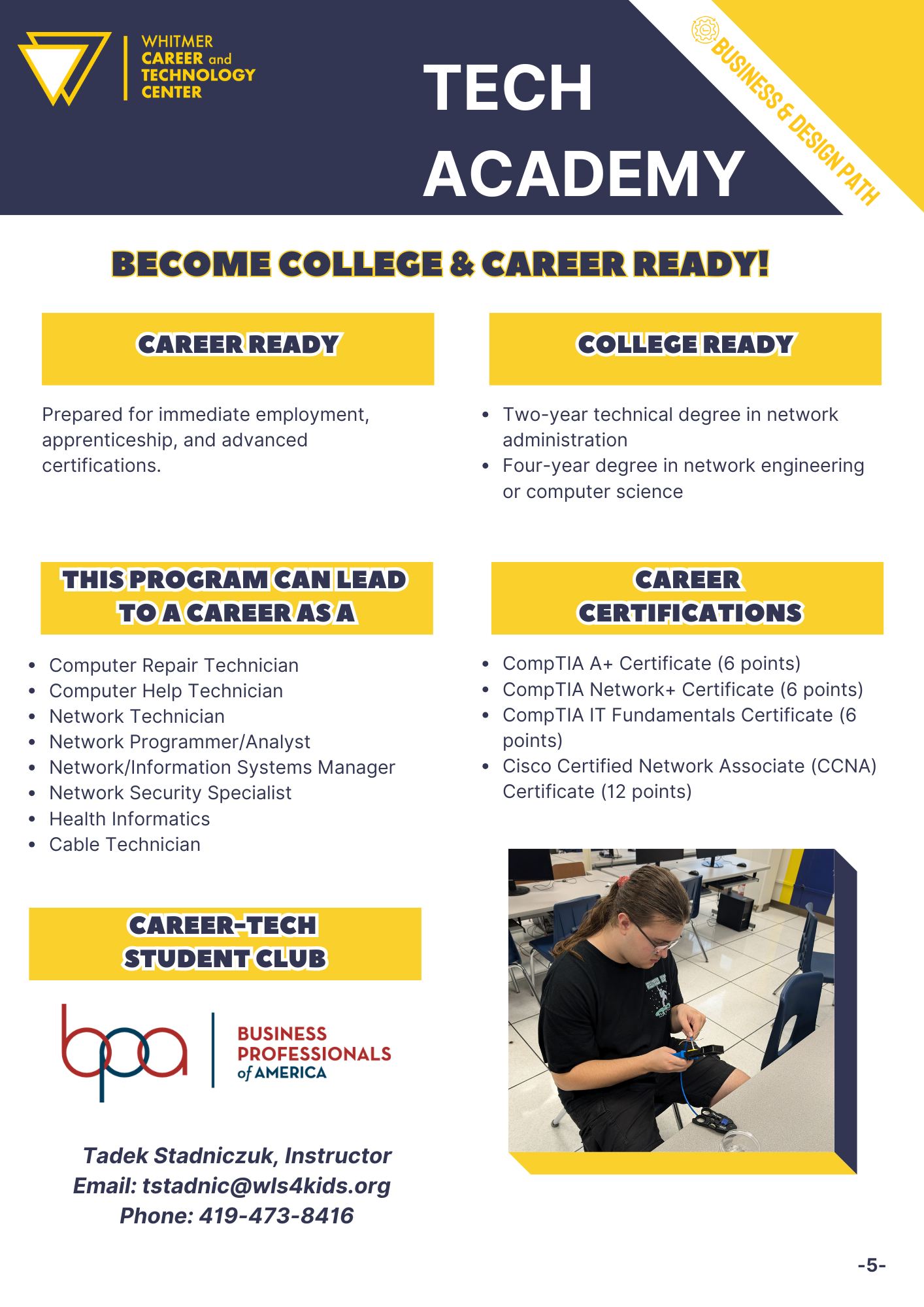Tech Academy One Page Document Page 2