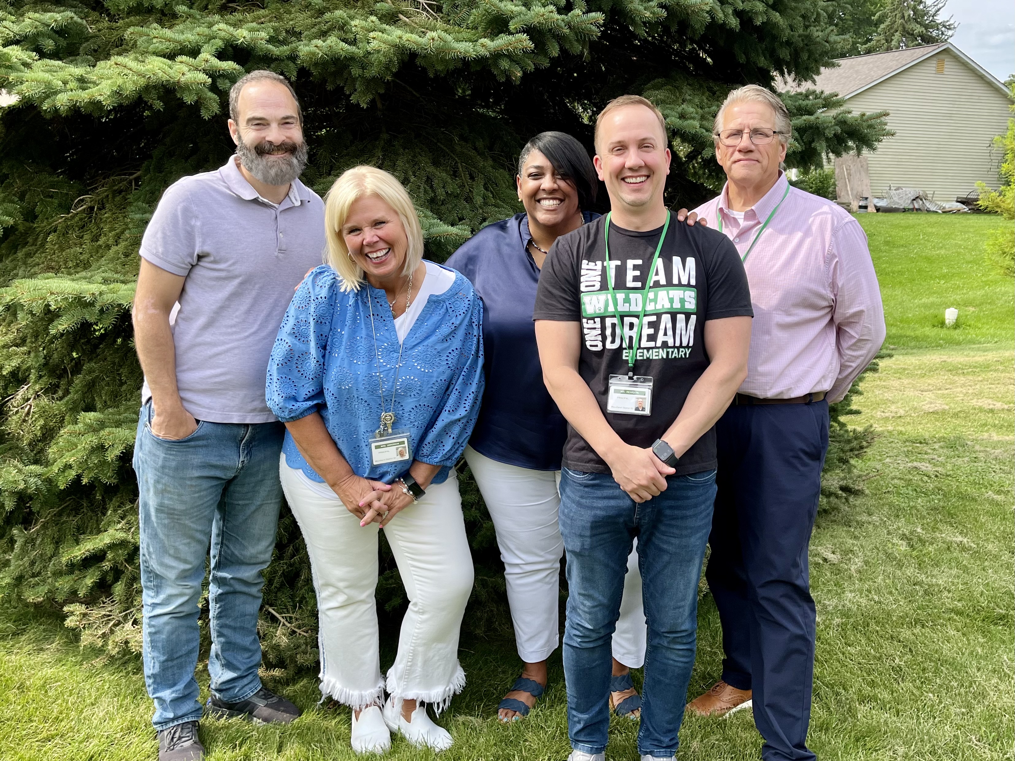 Left to Right: Tim Sheldon, Stacey Anderson, Tiffany Drake, Jared Reardon, Robert Machak