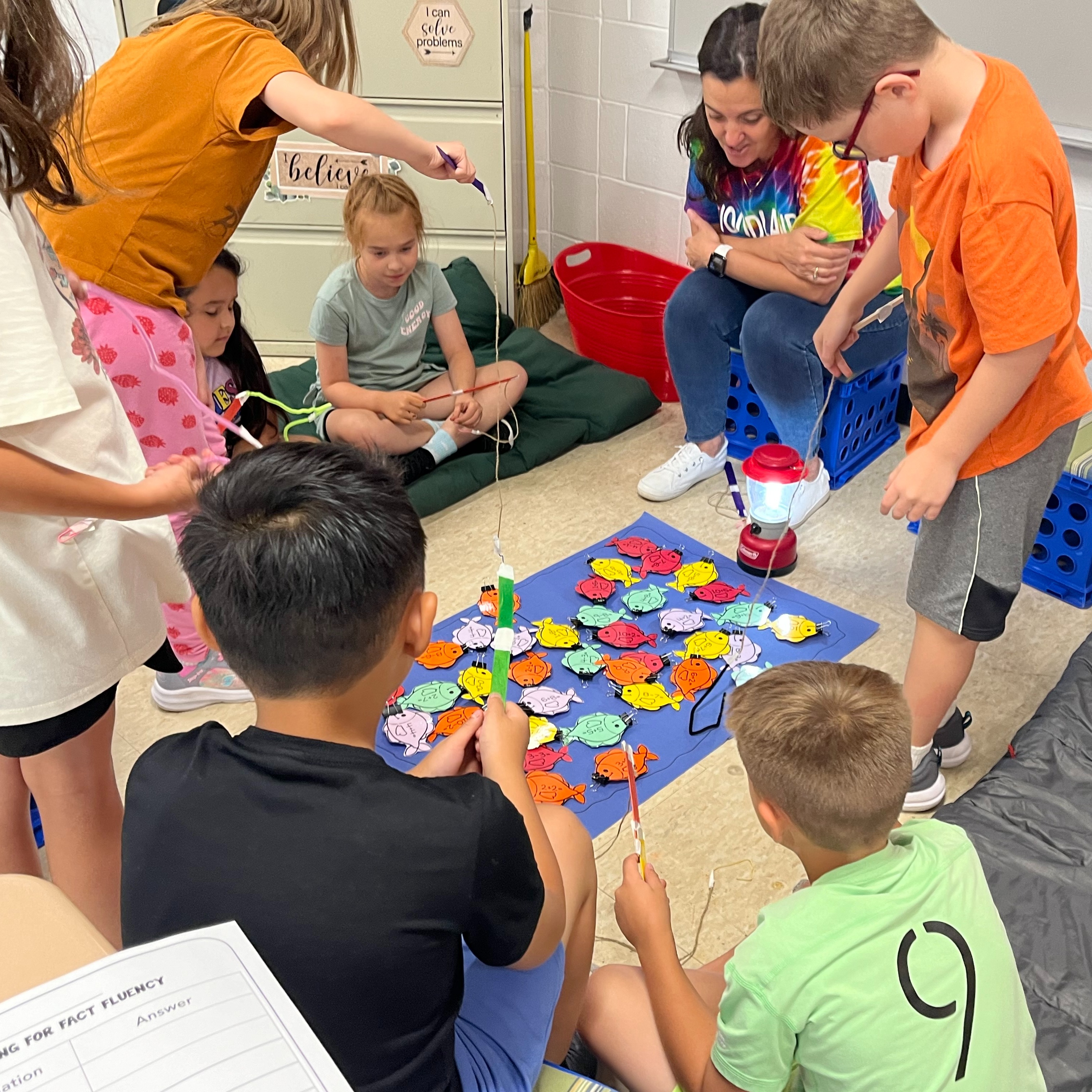 students math fishing