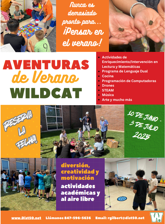 Summer Adventures Flyer Spanish