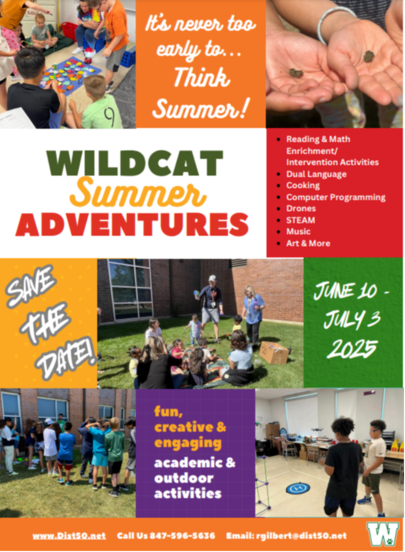 Summer Adventures Flyer English