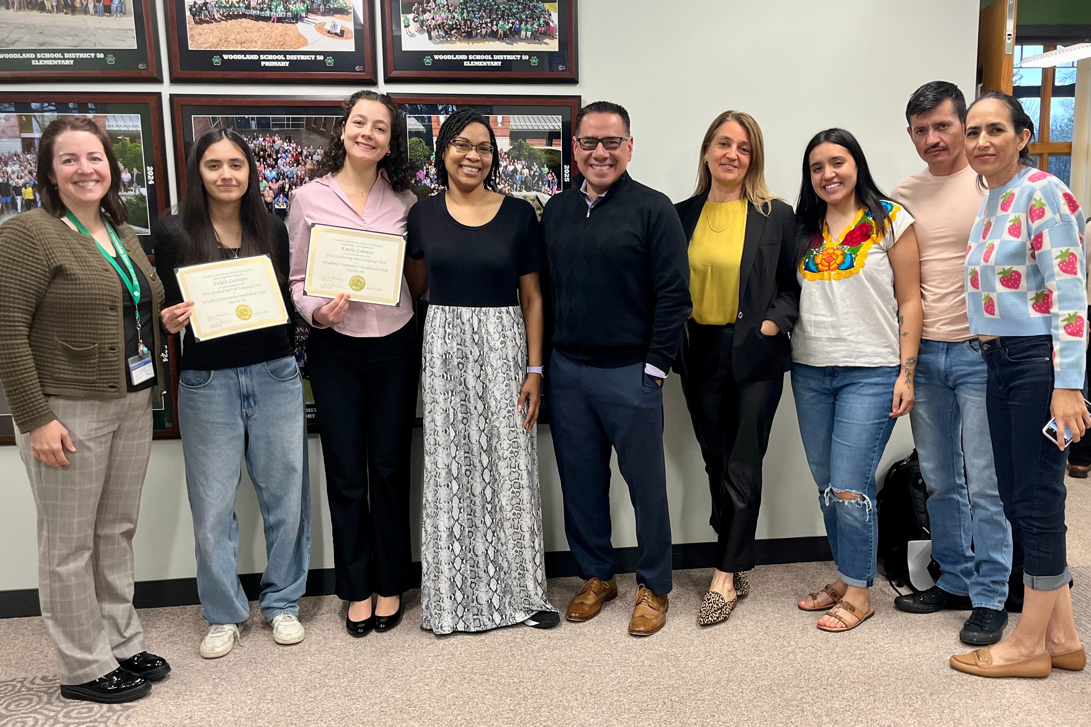 Dual Language staff and students