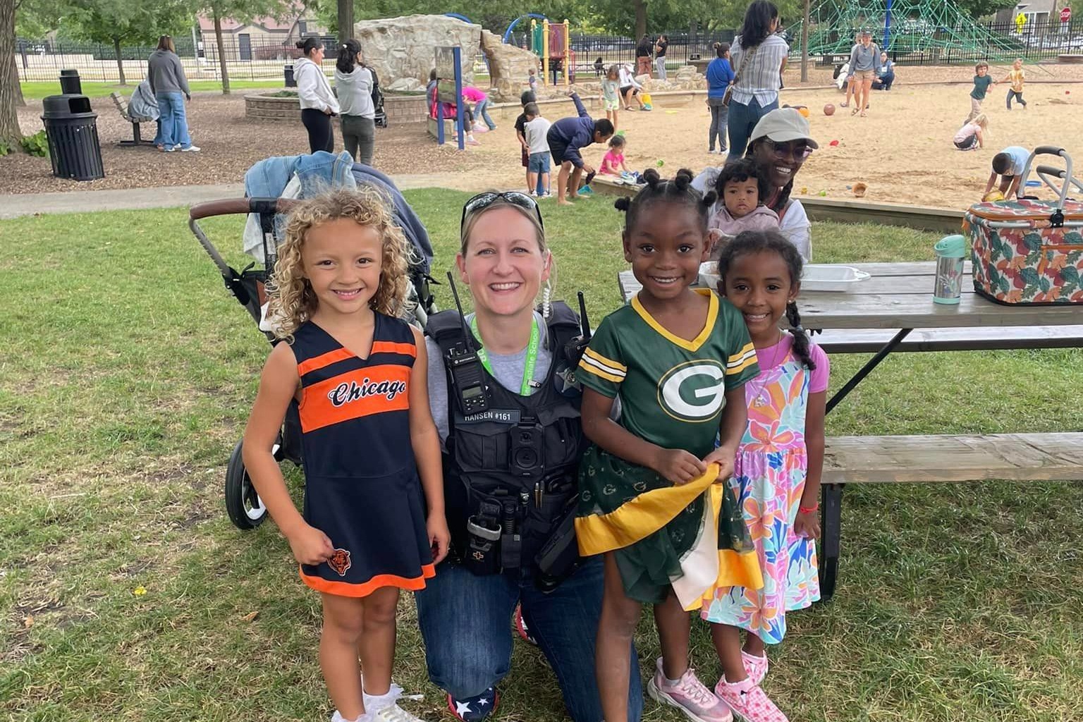 SRO with students 