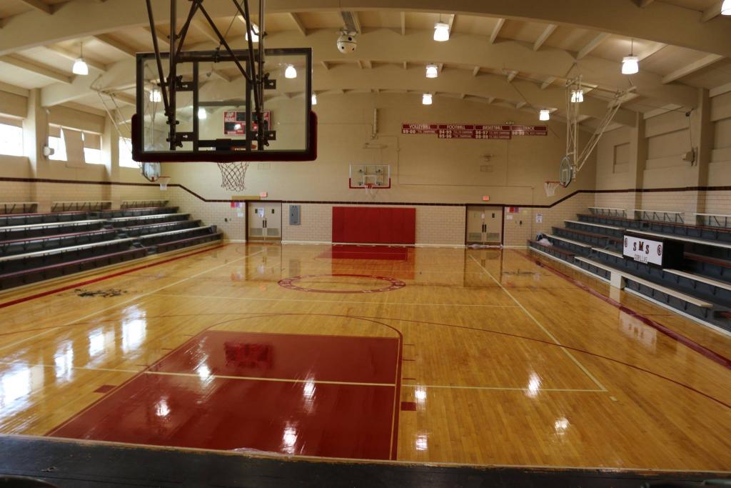 A photo of the school gym
