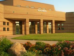 A photo of the front of Solomon High School