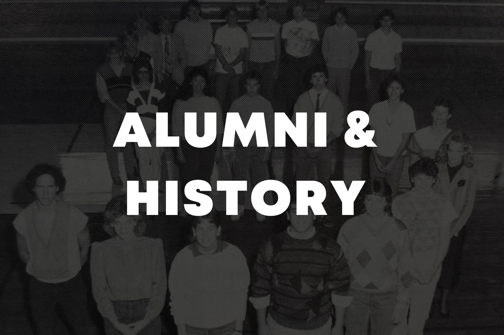 alumni and history button