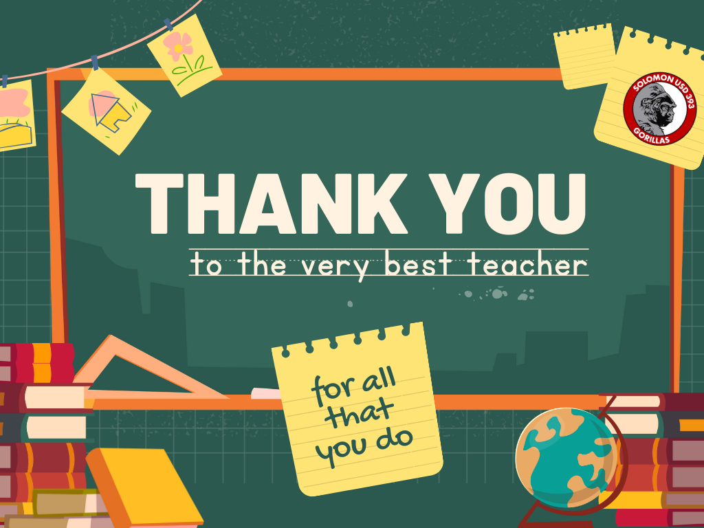 Thank you to the very best teacher