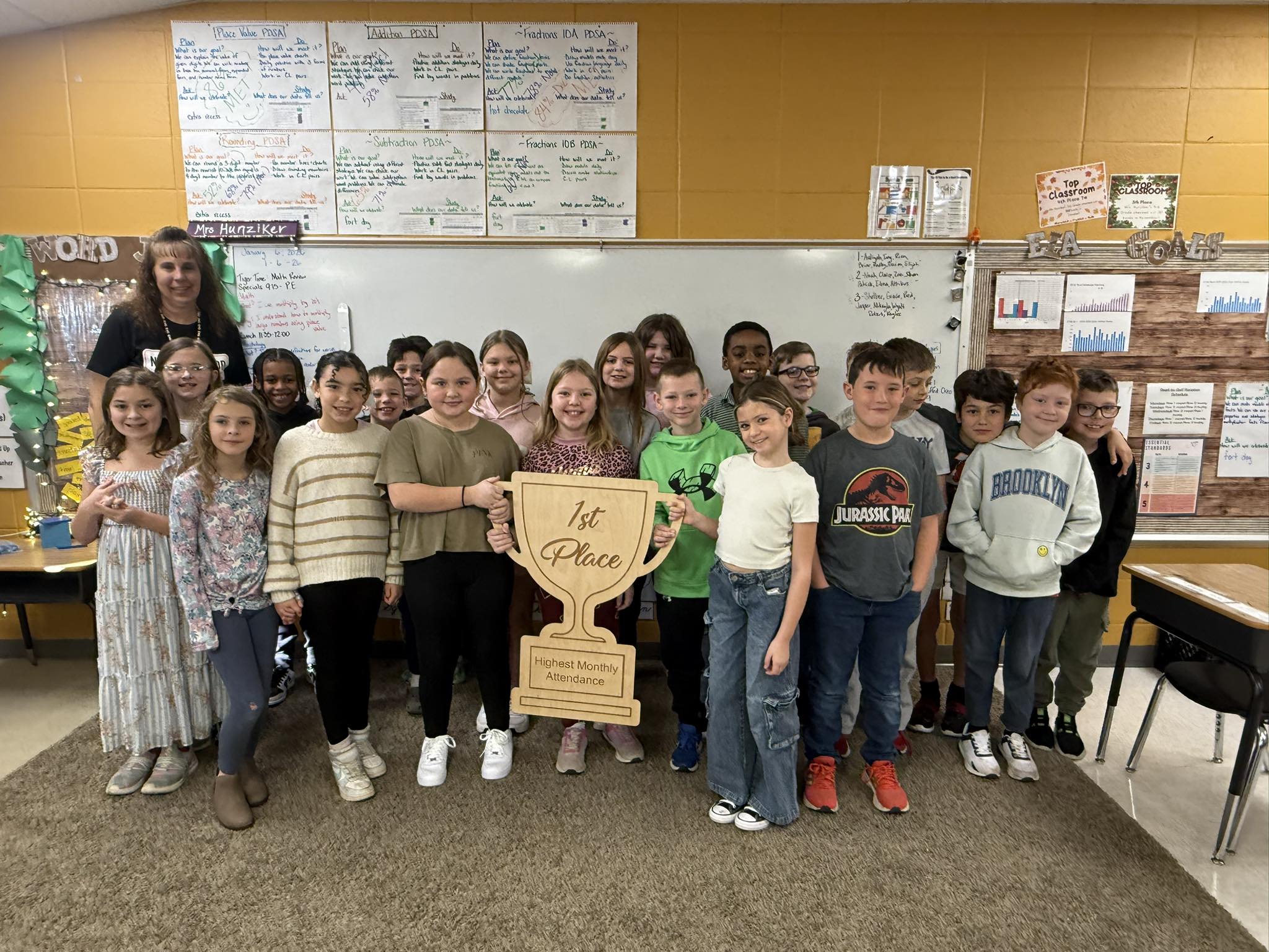 1st Place Attendance Award