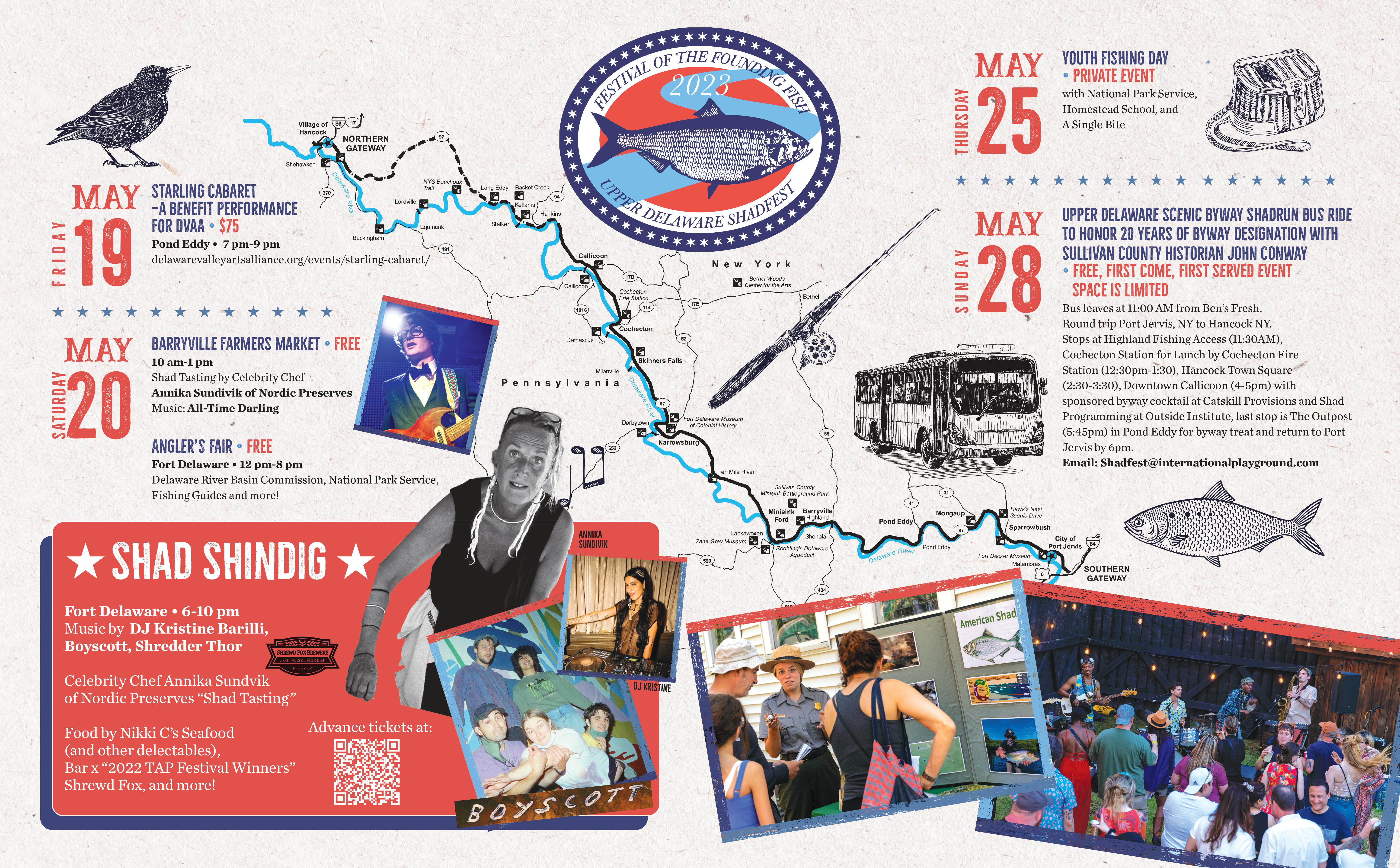 festival of the founding fish 2023 schedule and route