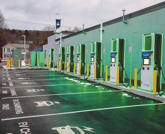7 electric vehicle charging stations