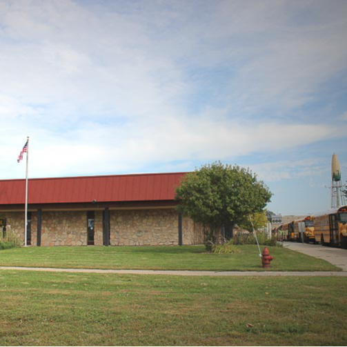 Bus Entrance of Dakota Middle School