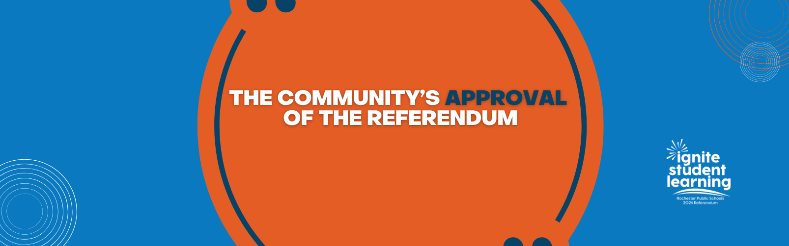 statement from superintendent Pekel on the approval of the Referendum