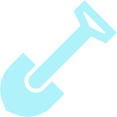 Icon of a shovel