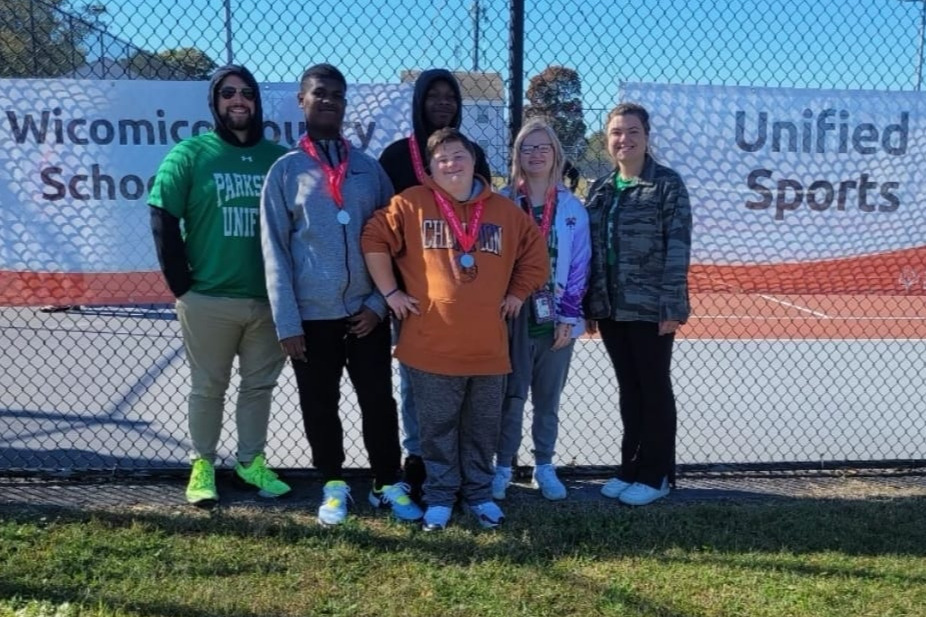 Image of Parkside High Unified tennis Team