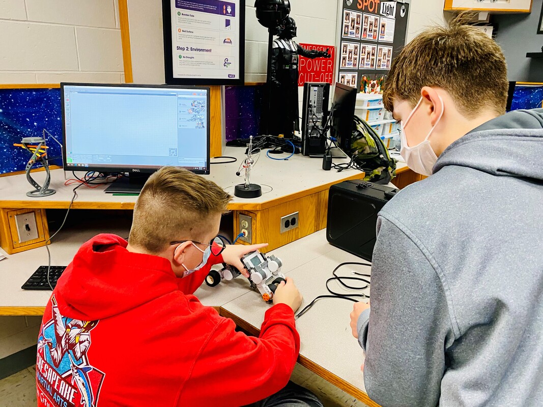 Image of Students working 