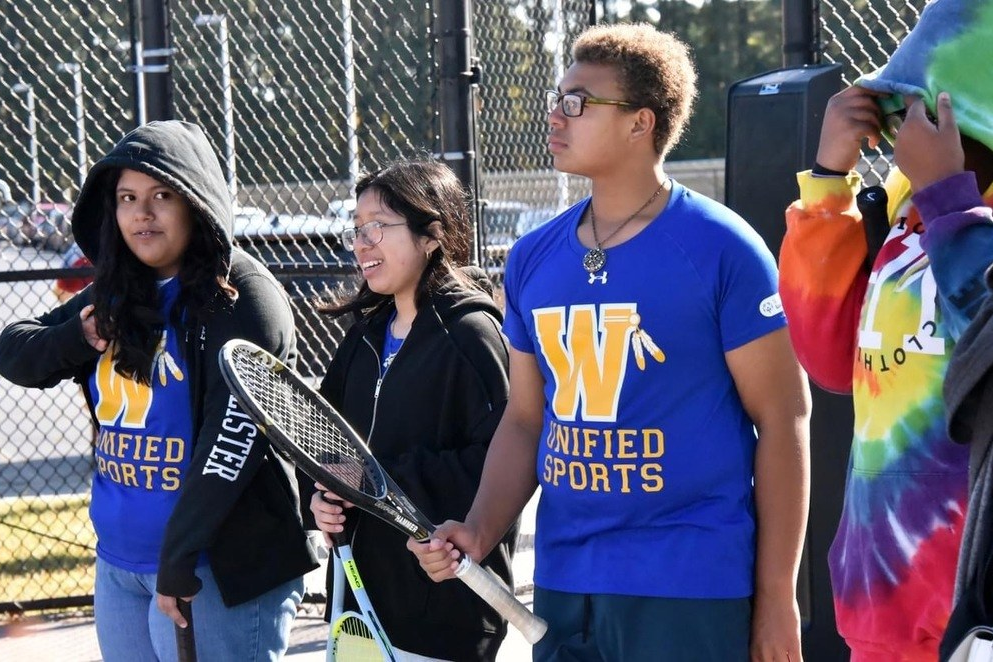 Image of Wicomico High unified tennis  team