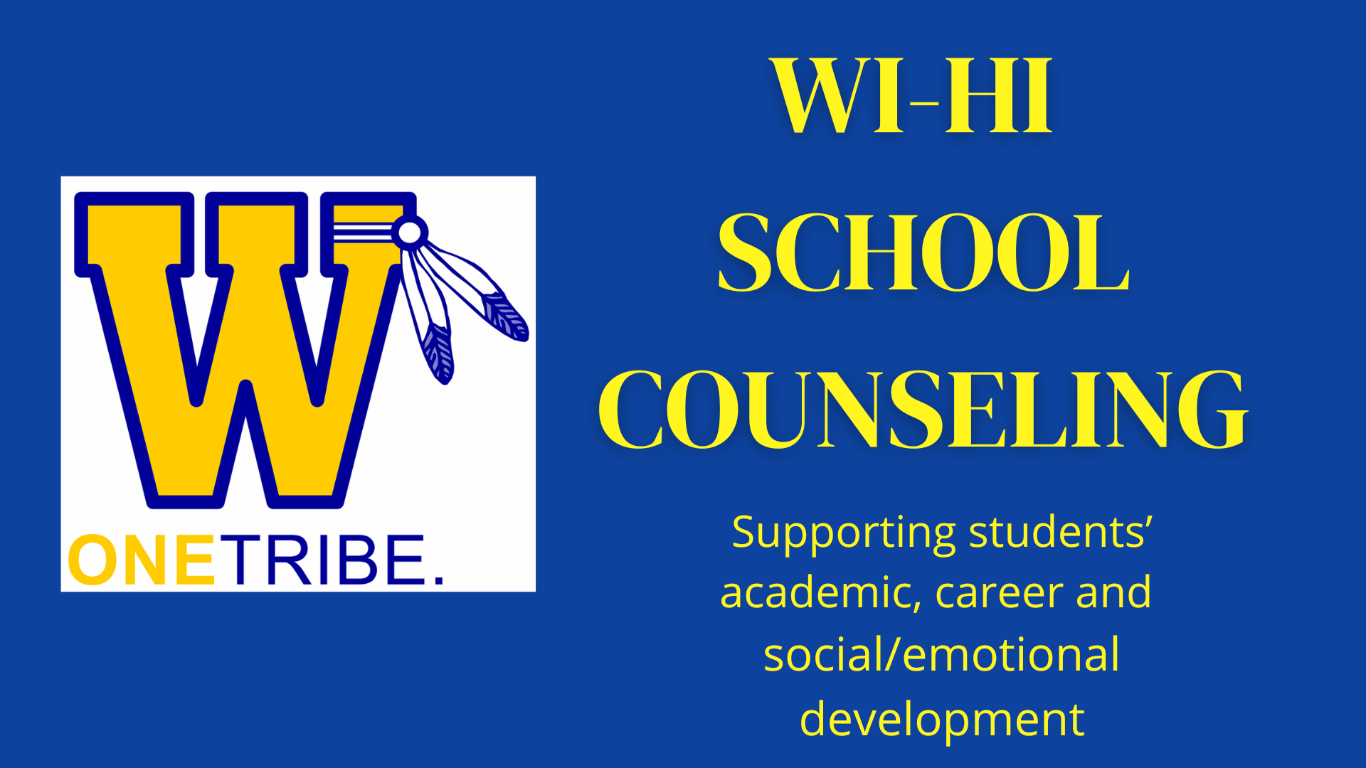 Image of the Wi-Hi School Counseling Department Logo