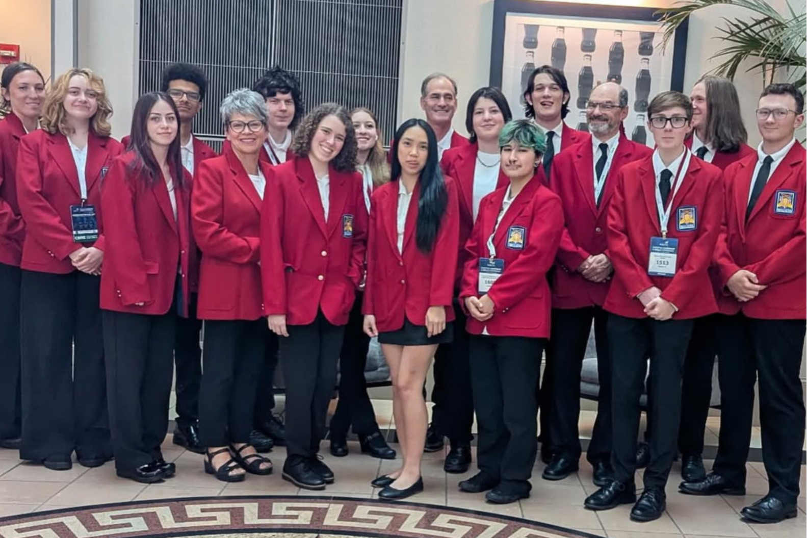 Students at the SkillsUSA competition 