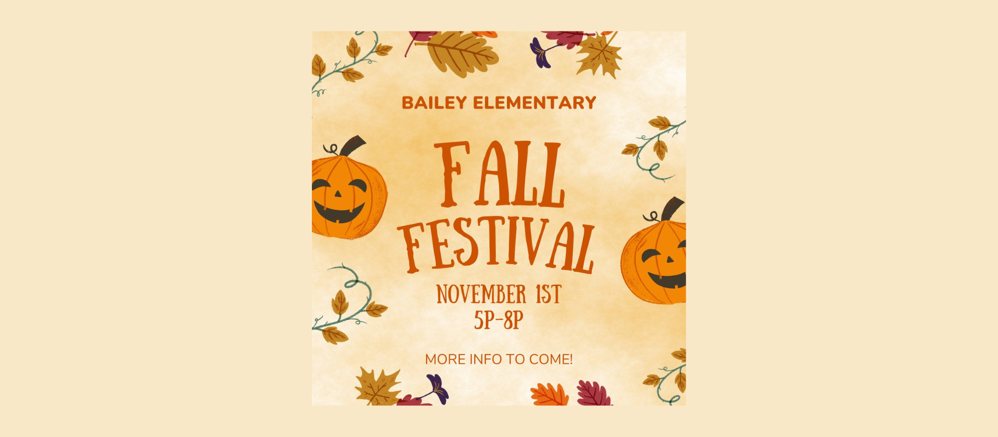 Bailey Elementary Fall FEstival