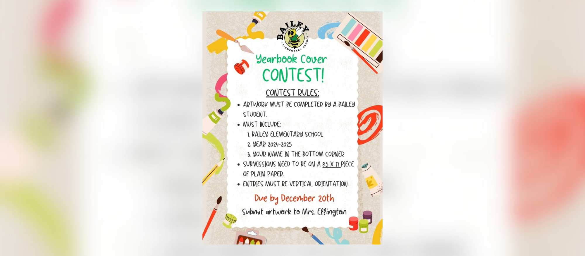 Year book cover contest!