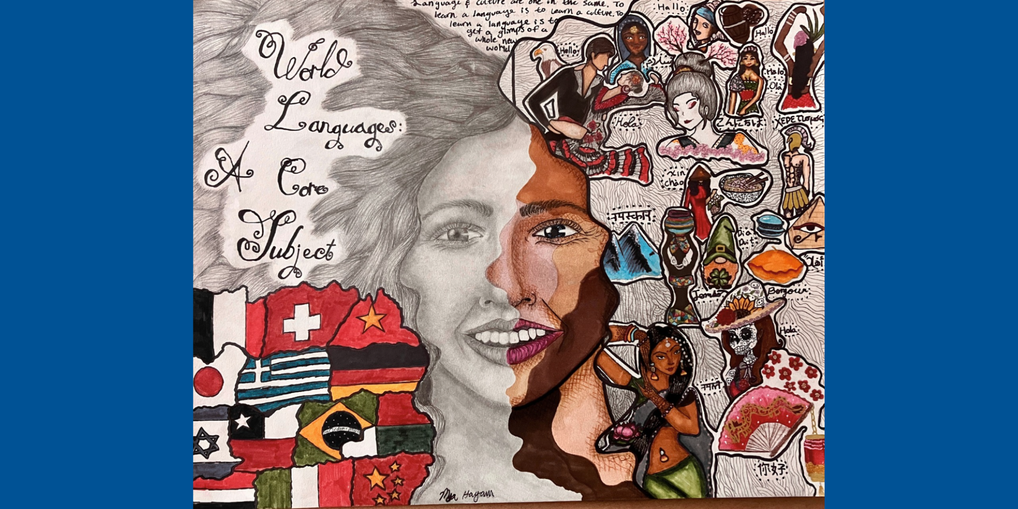 World language poster