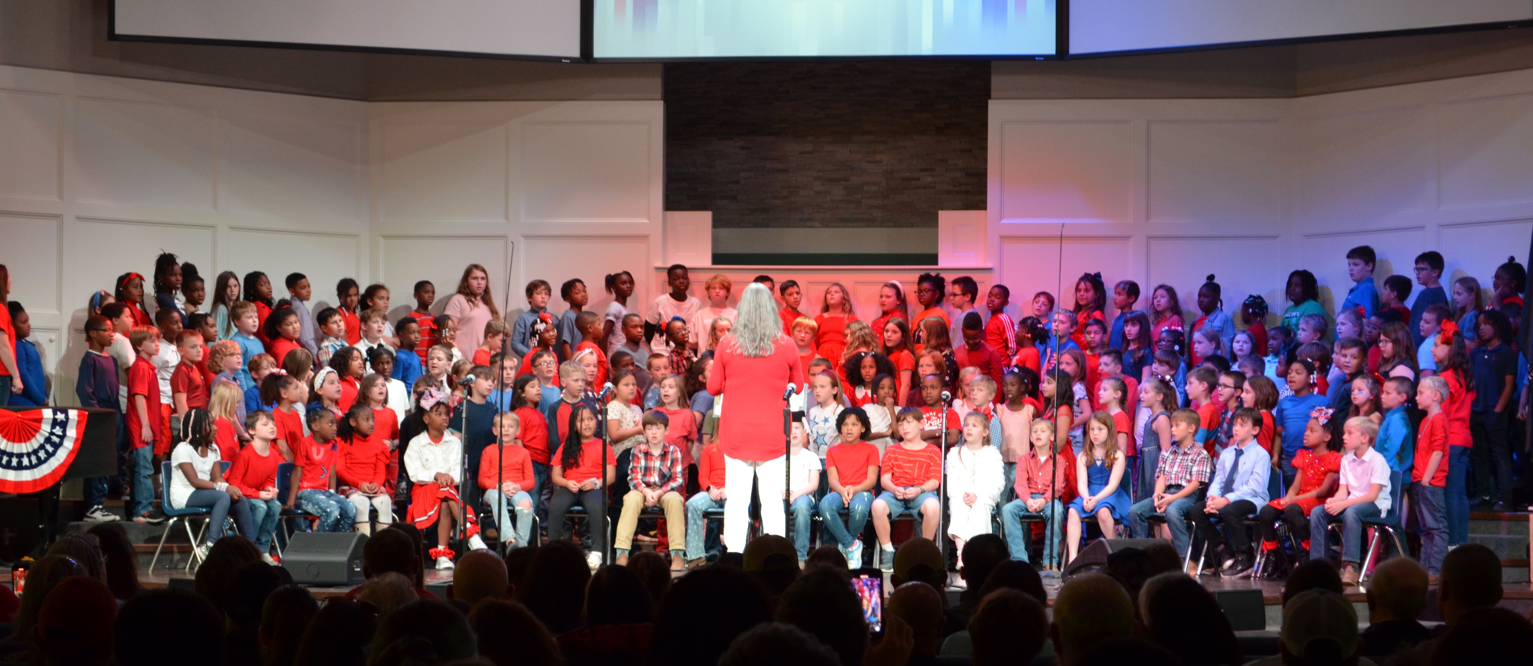 Third Grade Veterans Day Assembly Choir