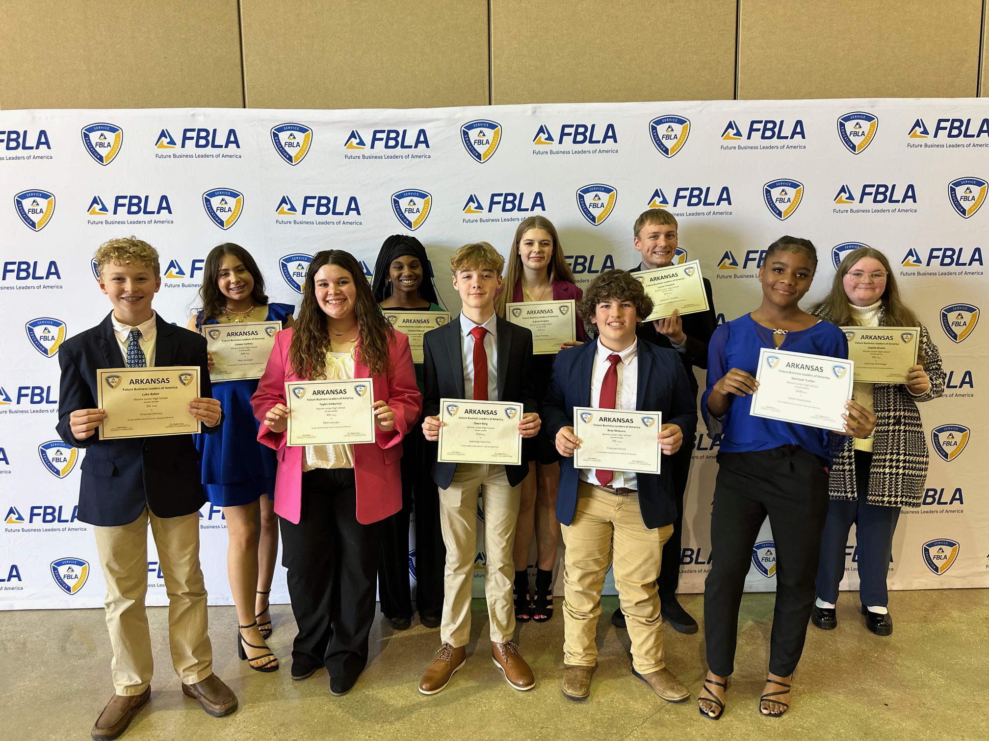 Jr High FBLA Competition