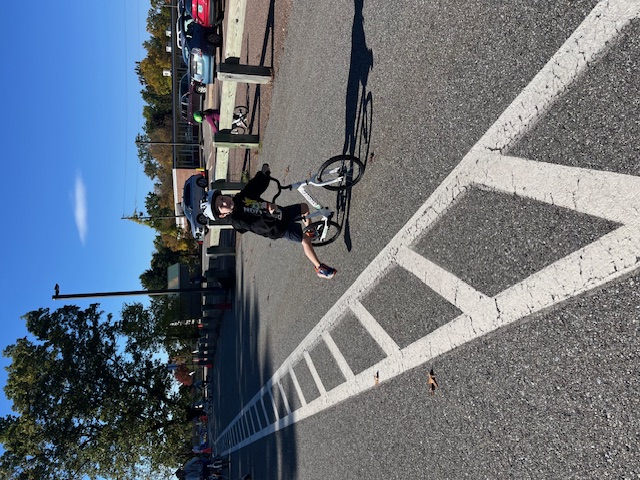 biking