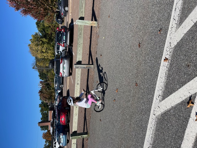 biking