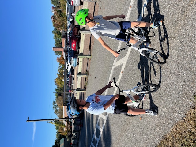 biking
