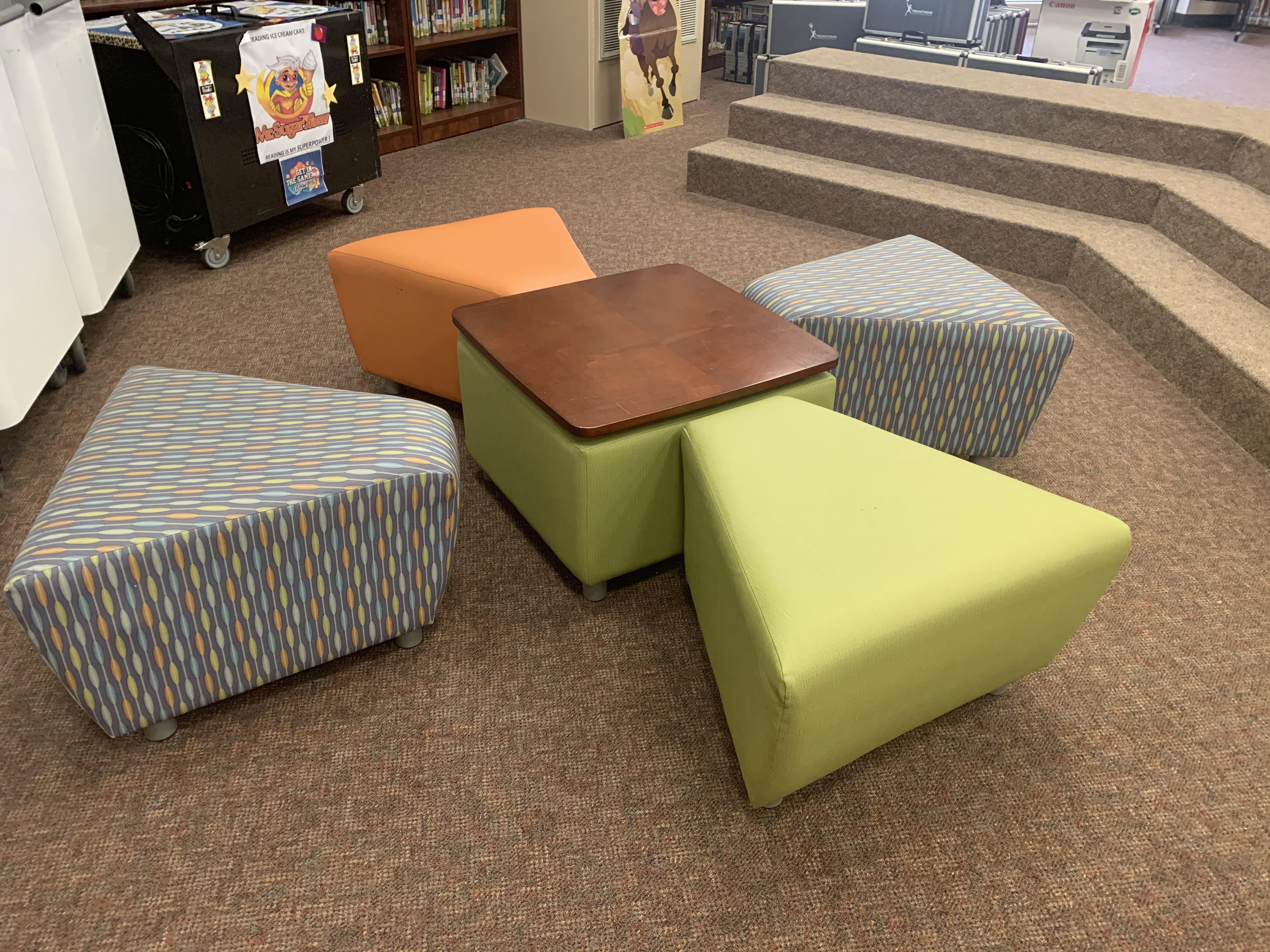 chairs in media center
