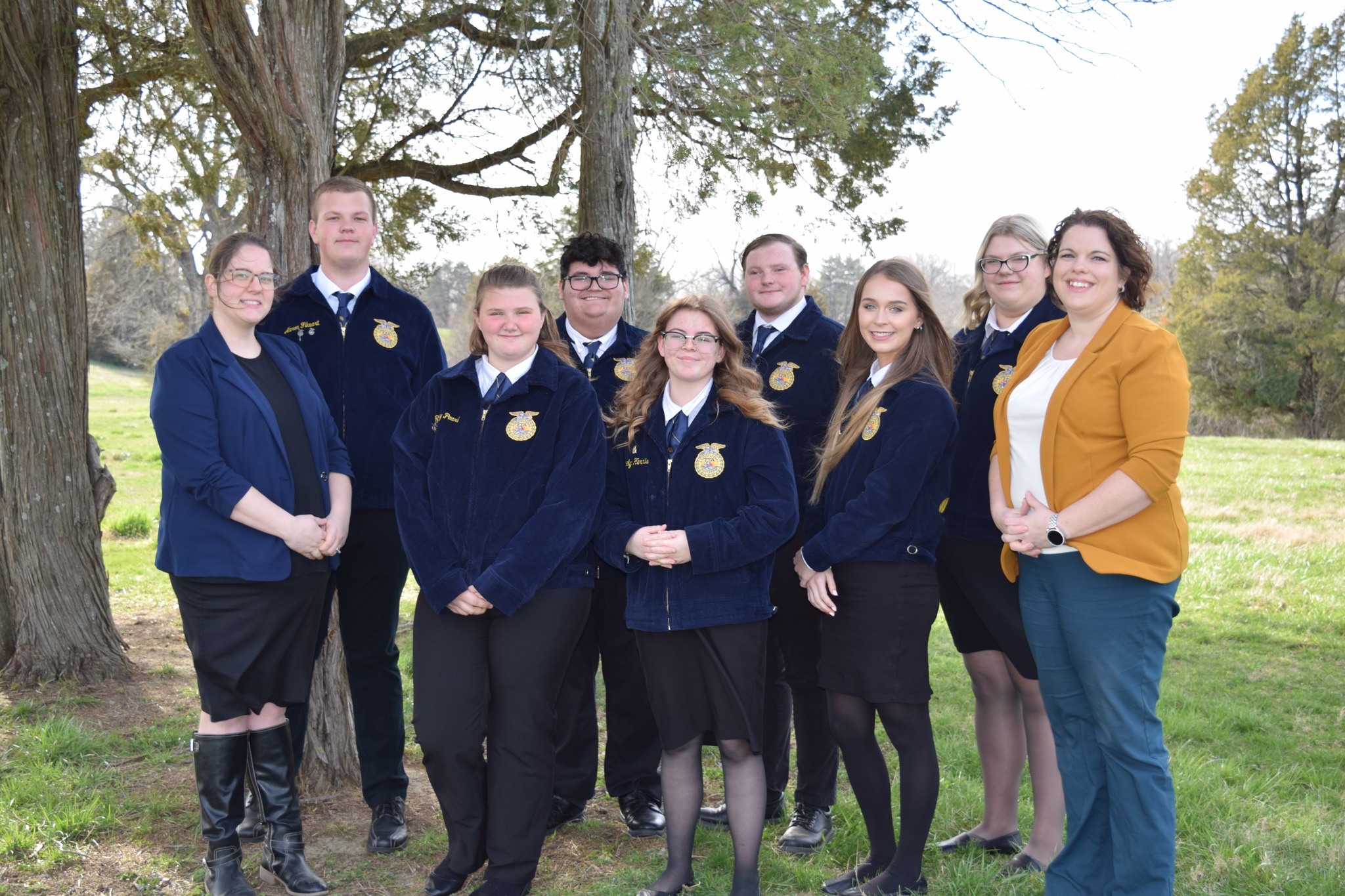 Du Quoin FFA Chapter Officers