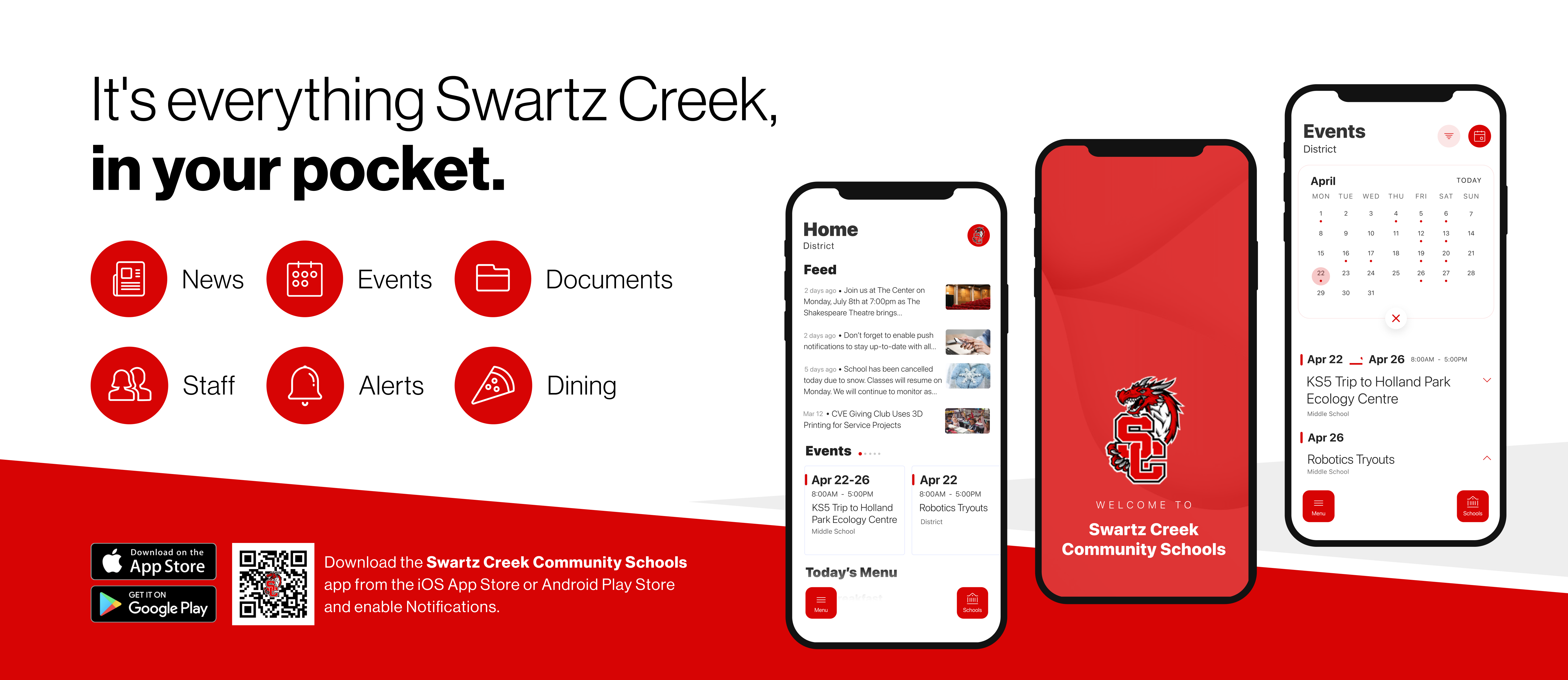 It's everything swartz creek, in your pocket.