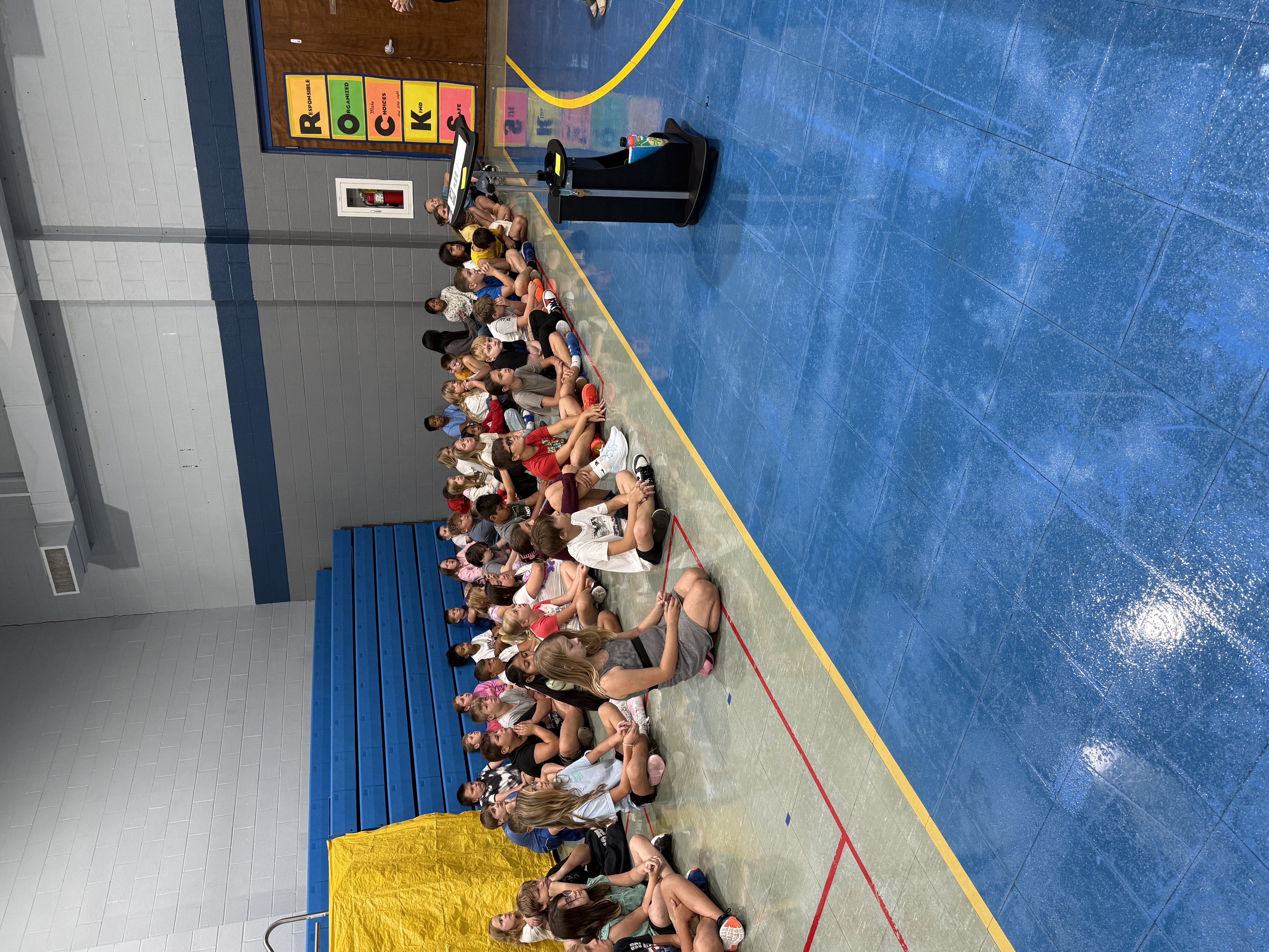 Students in gym