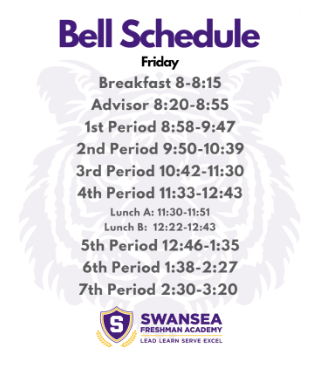 Bell Schedule F