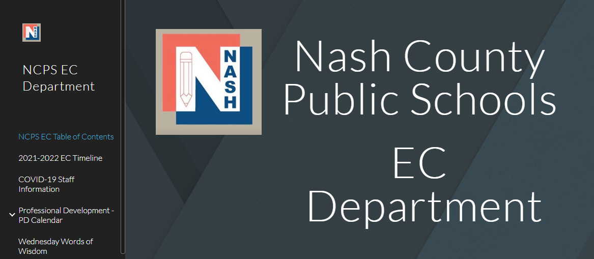 Nash County Public School  EC Department