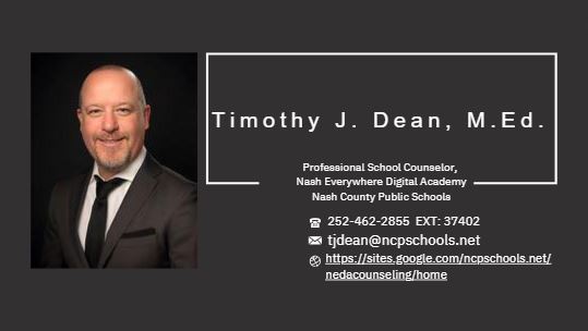 Timothy Dean Business Card