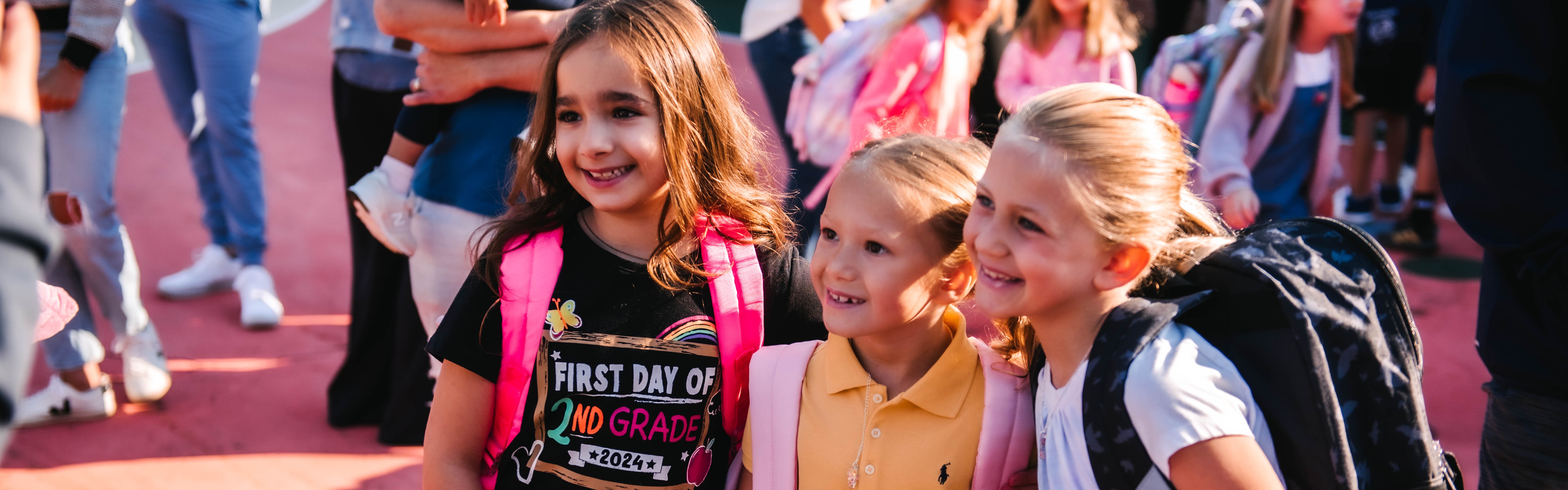 students smiling