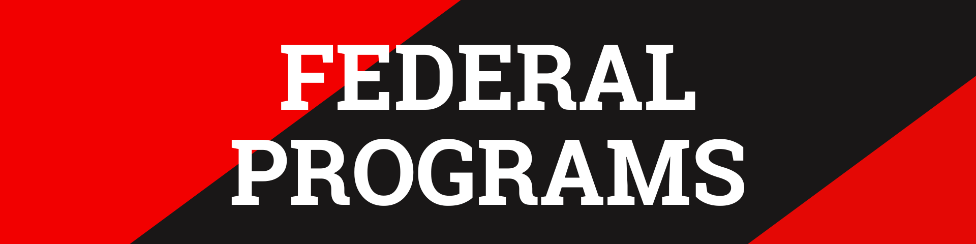 federal programs