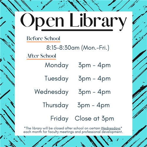 Library Overview | Grover Cleveland Middle School