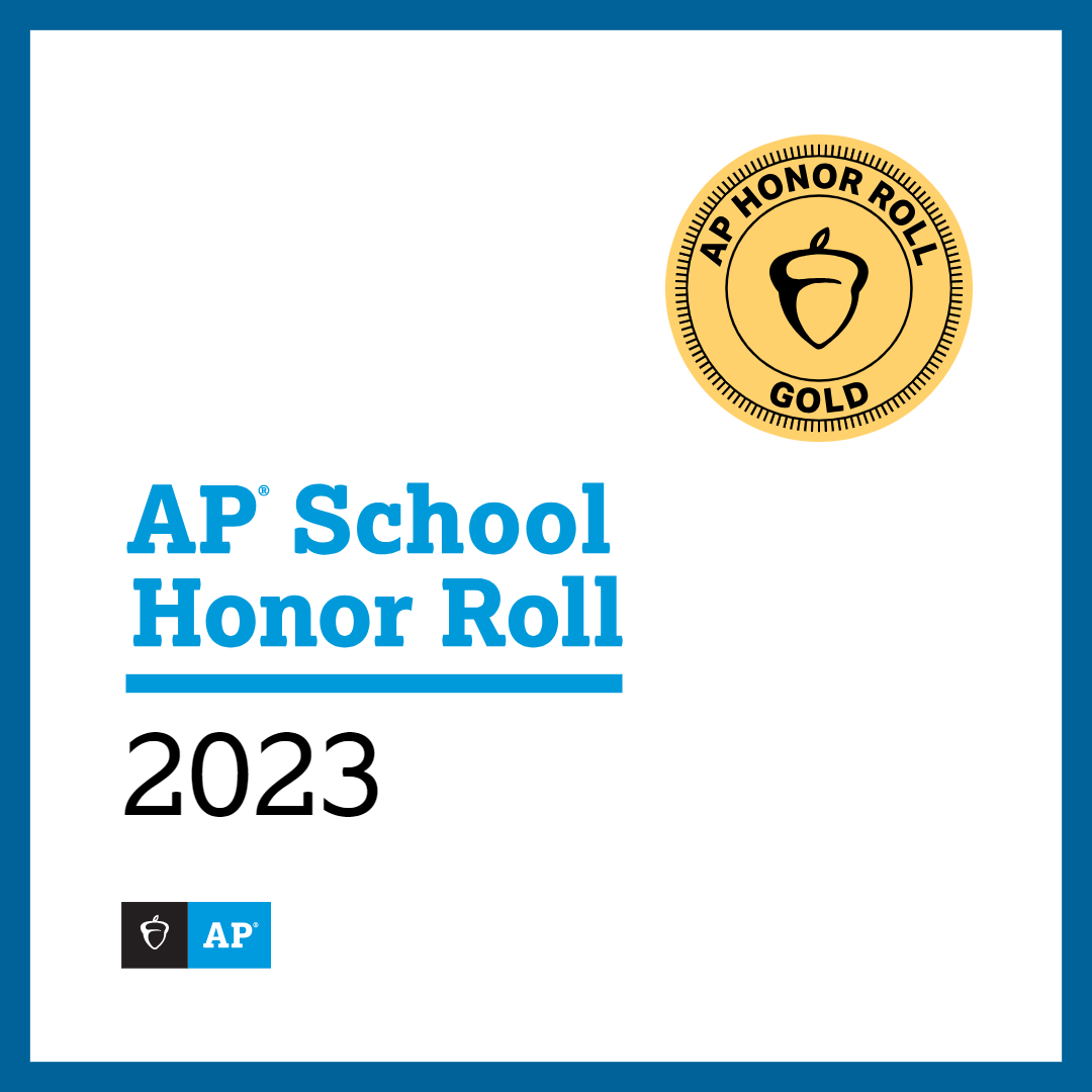 AP School Honor Roll gold badge icon