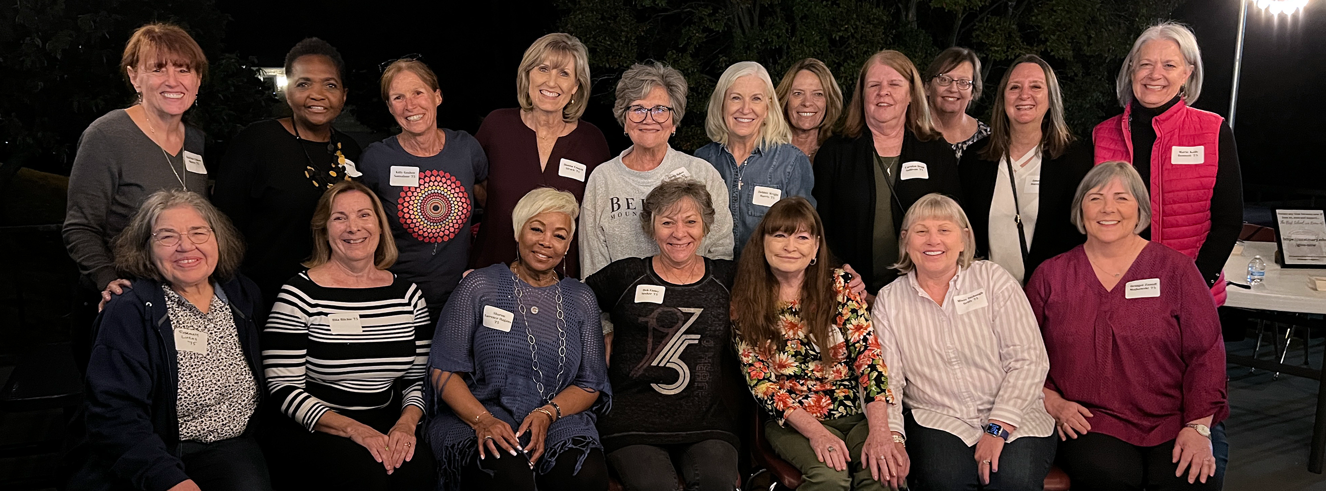 members of the MSM Class of 1975 during class reunion