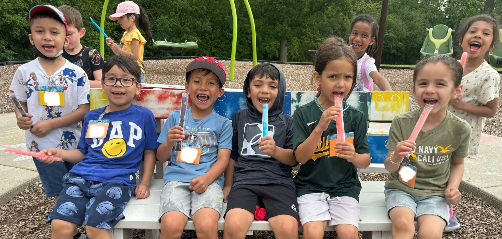 Primary Students on Field Day